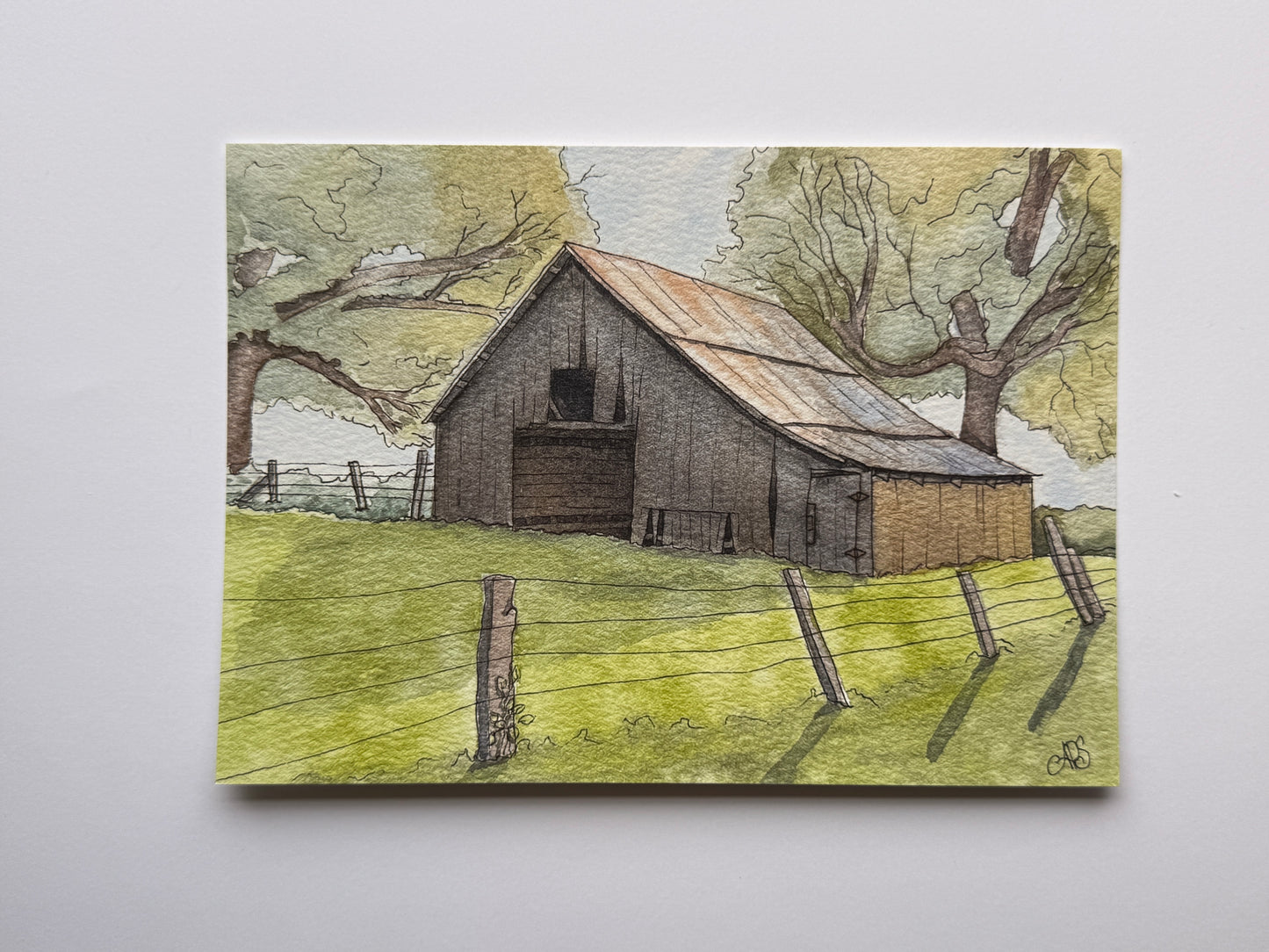 Barn Scene 5x7 *PRINT*